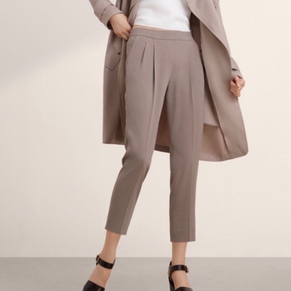Aritzia Cohen Pant Mushroom grey